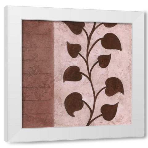 Vine 1 White Modern Wood Framed Art Print by Emery, Kristin