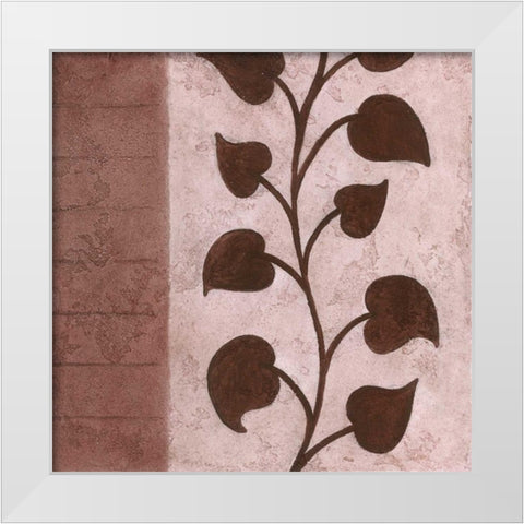 Vine 1 White Modern Wood Framed Art Print by Emery, Kristin