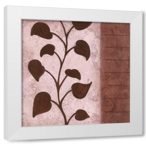 Vine 2 White Modern Wood Framed Art Print by Emery, Kristin