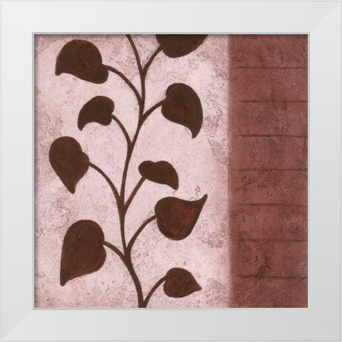 Vine 2 White Modern Wood Framed Art Print by Emery, Kristin