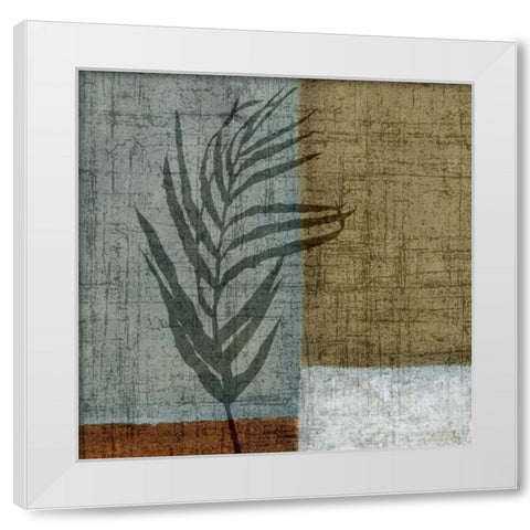 Flower I White Modern Wood Framed Art Print by Emery, Kristin