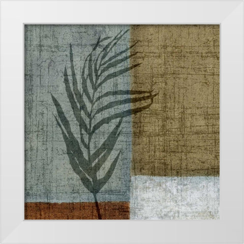 Flower I White Modern Wood Framed Art Print by Emery, Kristin