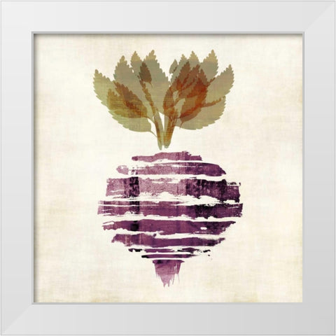 Beet IIII White Modern Wood Framed Art Print by Emery, Kristin
