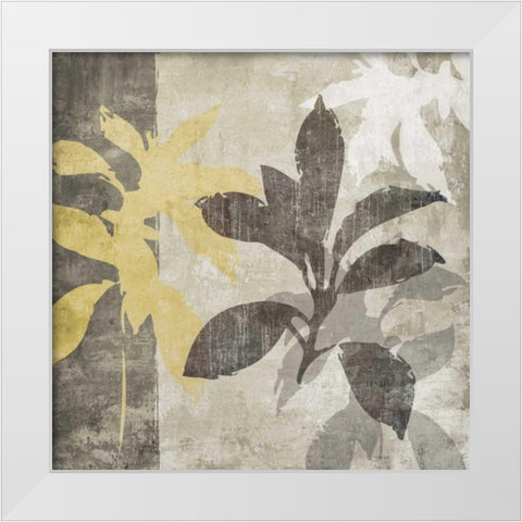 Misty IA White Modern Wood Framed Art Print by Emery, Kristin