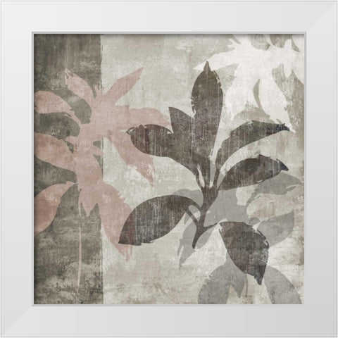 Misty I White Modern Wood Framed Art Print by Emery, Kristin