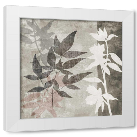 Misty IIA White Modern Wood Framed Art Print by Emery, Kristin