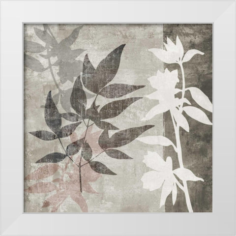 Misty IIA White Modern Wood Framed Art Print by Emery, Kristin
