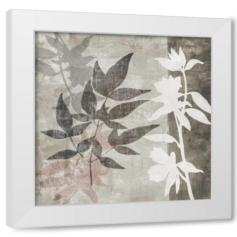 Misty II White Modern Wood Framed Art Print by Emery, Kristin