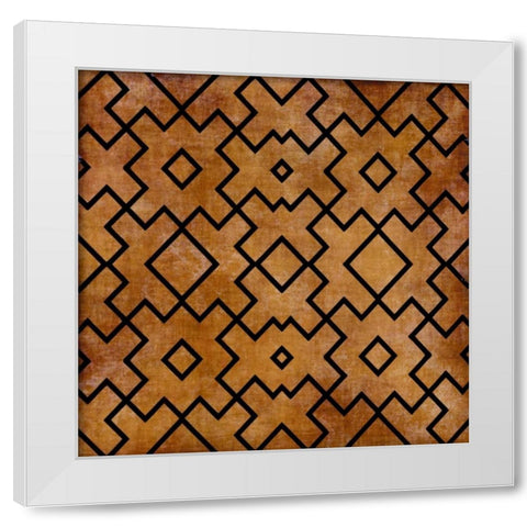 Pattern Mate White Modern Wood Framed Art Print by Emery, Kristen