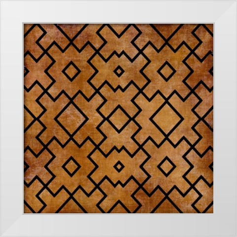 Pattern Mate White Modern Wood Framed Art Print by Emery, Kristen