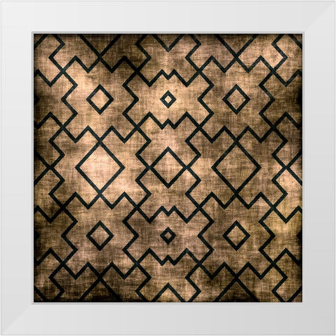 Pattern Mate White Modern Wood Framed Art Print by Emery, Kristen