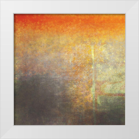Sunset 1 White Modern Wood Framed Art Print by Emery, Kristin