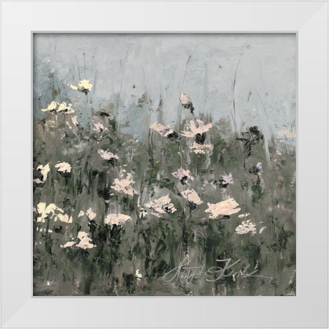 Soft Spring In Your Day 2 White Modern Wood Framed Art Print by Kruk