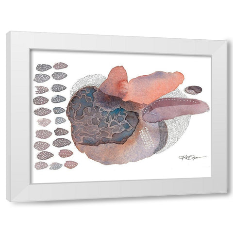 Close Evolutions White Modern Wood Framed Art Print by Rupe, Kim