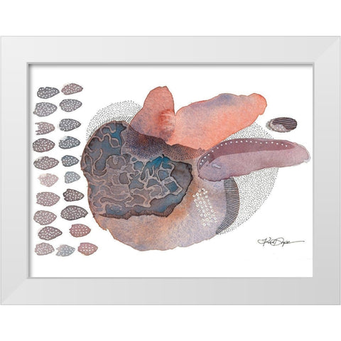 Close Evolutions White Modern Wood Framed Art Print by Rupe, Kim