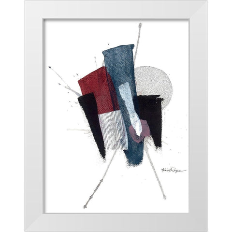 Shattered Views White Modern Wood Framed Art Print by Rupe, Kim