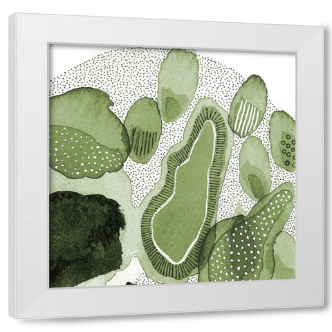 Close Evolutions 2 White Modern Wood Framed Art Print by Rupe, Kim