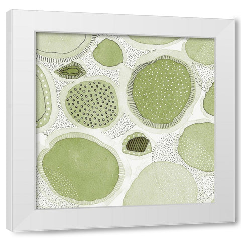 Nature Evolved 1 White Modern Wood Framed Art Print by Rupe, Kim