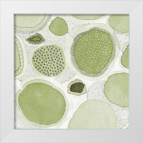 Nature Evolved 1 White Modern Wood Framed Art Print by Rupe, Kim