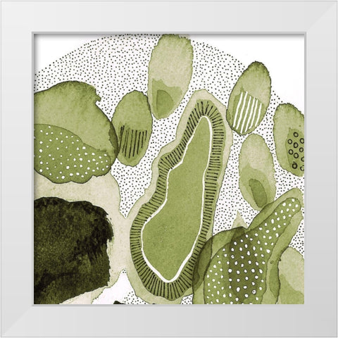Nature Evolved 2 White Modern Wood Framed Art Print by Rupe, Kim