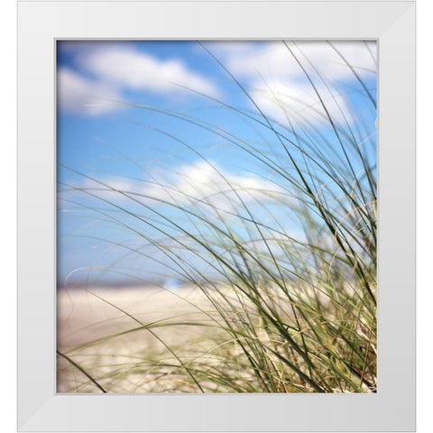 Beautiful Day White Modern Wood Framed Art Print by Colberg, Lisa