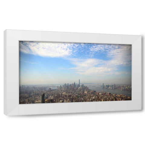 Majestic City 1 White Modern Wood Framed Art Print by Colberg, Lisa