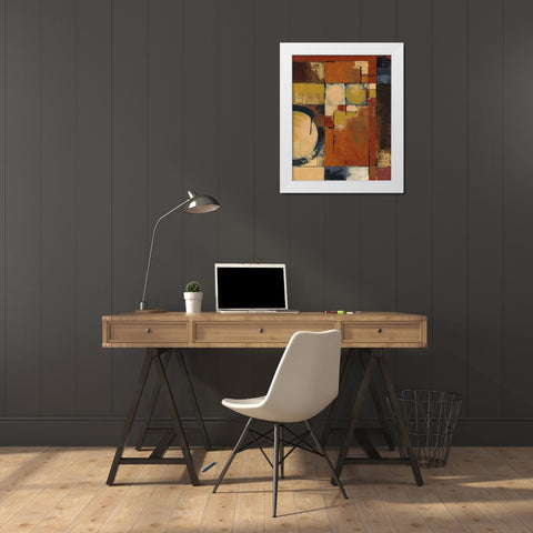 Jazz I White Modern Wood Framed Art Print by Davey, Linda