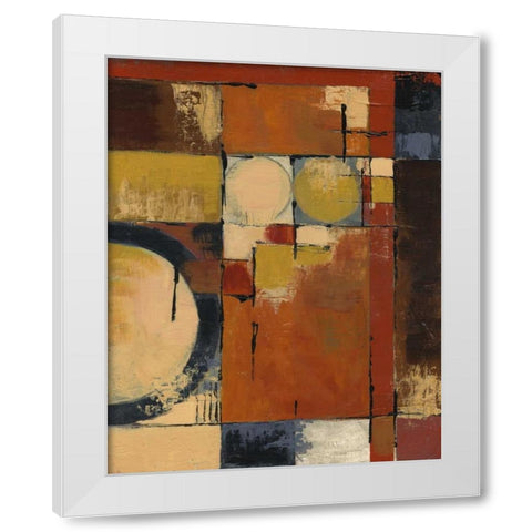 Jazz I White Modern Wood Framed Art Print by Davey, Linda