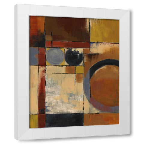 Jazz II White Modern Wood Framed Art Print by Davey, Linda