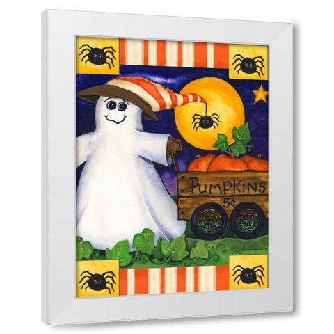 Hey There White Modern Wood Framed Art Print by Korsgaden, Laurie