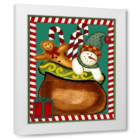 Gifts of Love White Modern Wood Framed Art Print by Korsgaden, Laurie