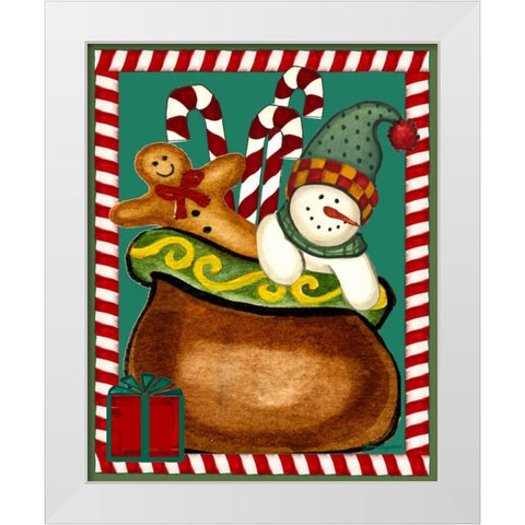 Gifts of Love White Modern Wood Framed Art Print by Korsgaden, Laurie