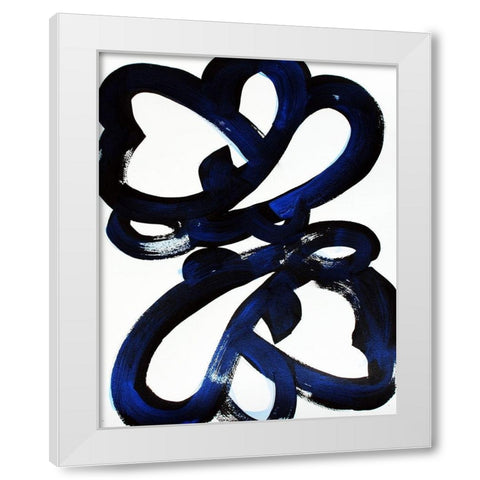 Flight 1 White Modern Wood Framed Art Print by Mintz, Lisa