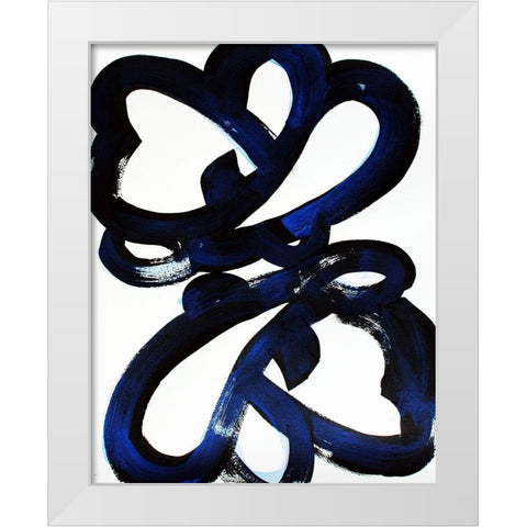 Flight 1 White Modern Wood Framed Art Print by Mintz, Lisa
