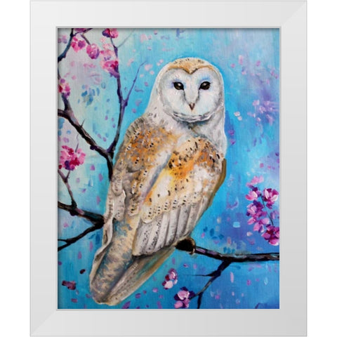 OwlWays 1 White Modern Wood Framed Art Print by Colberg, Lisa