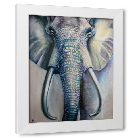Maj 1 White Modern Wood Framed Art Print by Colberg, Lisa