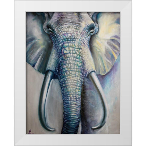 Maj 1 White Modern Wood Framed Art Print by Colberg, Lisa