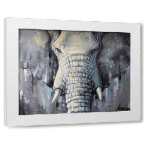 Lgray 1 White Modern Wood Framed Art Print by Colberg, Lisa