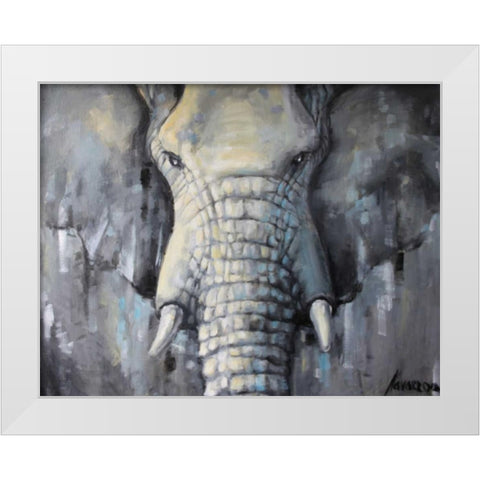 Lgray 1 White Modern Wood Framed Art Print by Colberg, Lisa