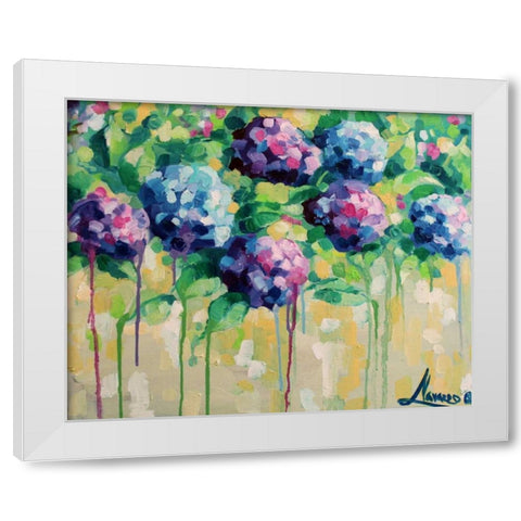 Hydr 1 White Modern Wood Framed Art Print by Colberg, Lisa
