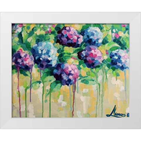 Hydr 1 White Modern Wood Framed Art Print by Colberg, Lisa
