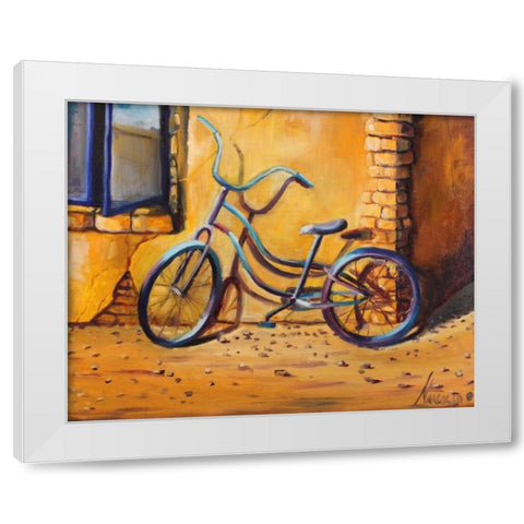 Bicycle 1 White Modern Wood Framed Art Print by Colberg, Lisa