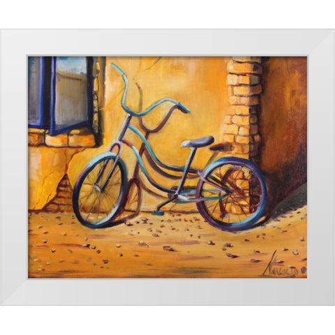 Bicycle 1 White Modern Wood Framed Art Print by Colberg, Lisa