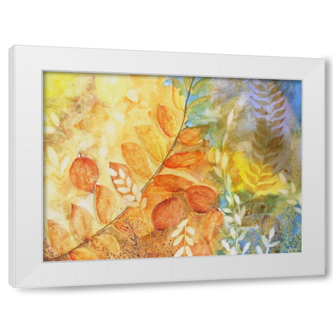 Mineral Wood White Modern Wood Framed Art Print by Rossi, Lorraine