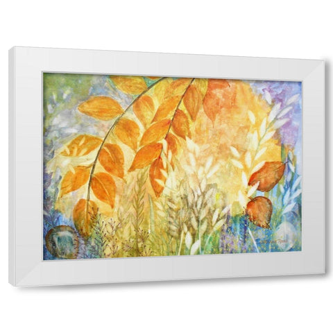 Mineral Wood II White Modern Wood Framed Art Print by Rossi, Lorraine