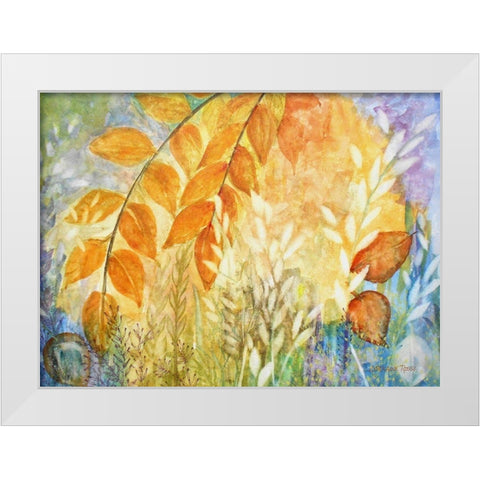 Mineral Wood II White Modern Wood Framed Art Print by Rossi, Lorraine