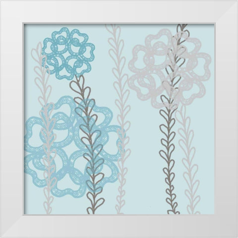Pastel Pop 1 White Modern Wood Framed Art Print by Rossi, Lorraine