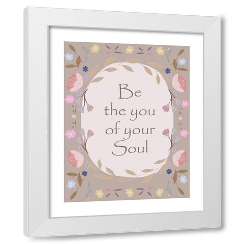 Soul Border White Modern Wood Framed Art Print by Straatsma, Leah