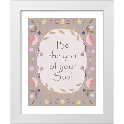 Soul Border White Modern Wood Framed Art Print by Straatsma, Leah