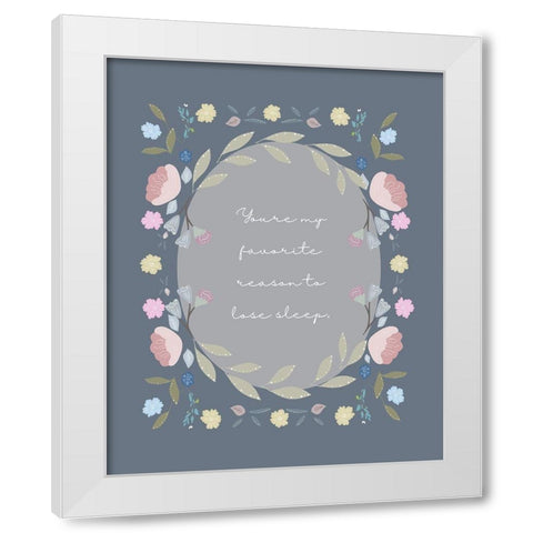 Youre My Favorite Reason White Modern Wood Framed Art Print by Straatsma, Leah